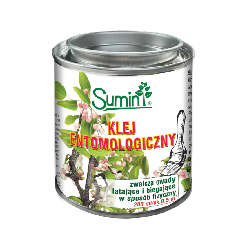 SUM9 KLEJ ENTOMOLOGICZNY SUMIN ZWALCZA LATAJĄCE BIEGAJĄCE OWADY 200ML