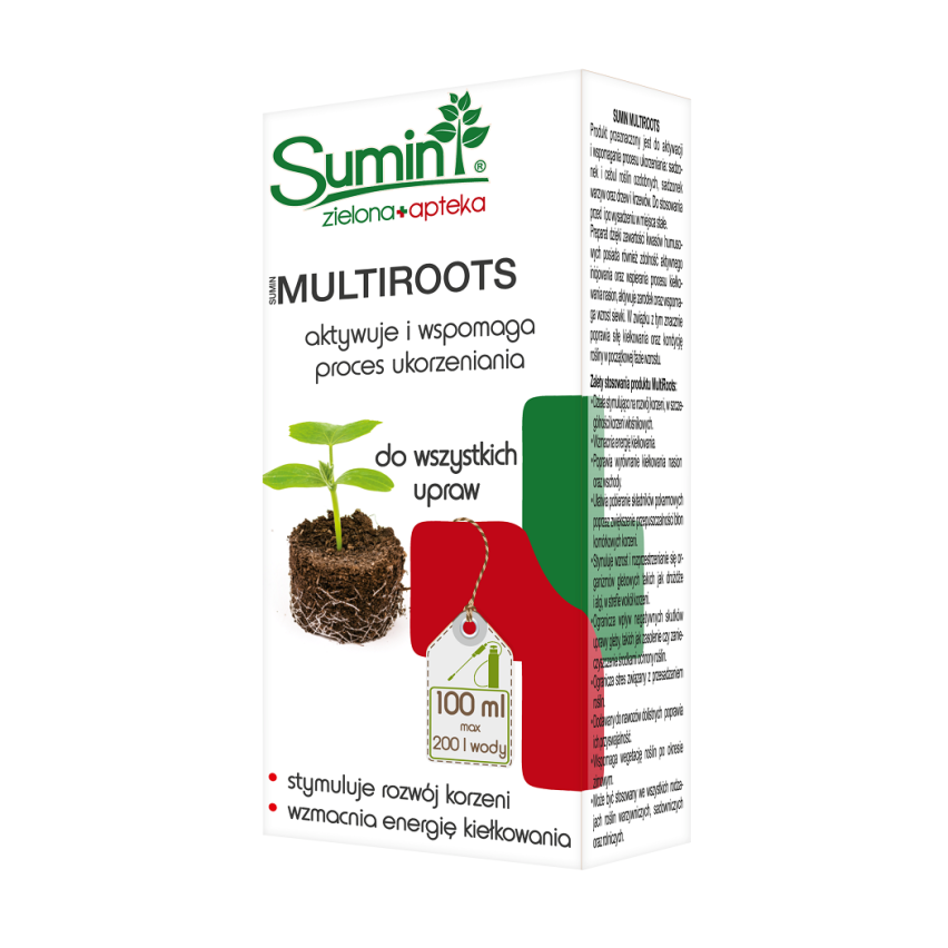 SUM28 SUMIN Multiroots ukorzeniacz do sadzonek i cebuli roślin ozdobnych 100 ml