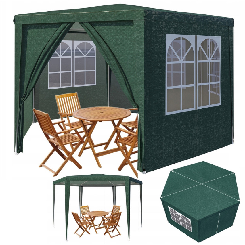 TG77597-1 NAMIOT OGRODOWY PAWILON HANDLOWY ALTANA DO OGRODU NA TARAS 2X2X2,5M