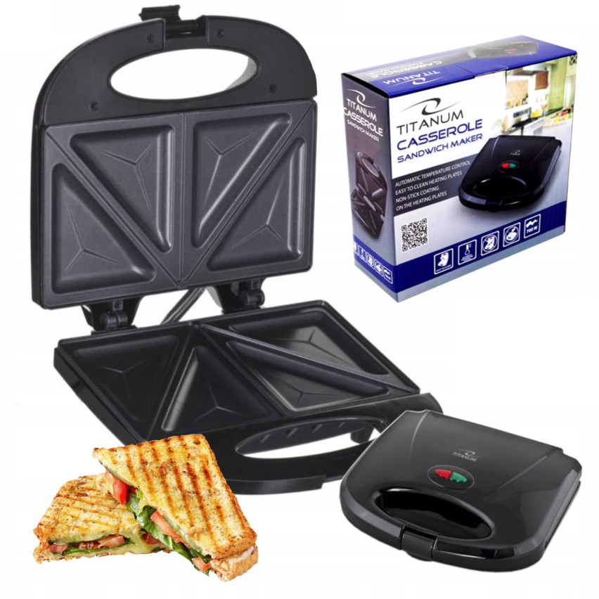 ES13 TOSTER OPIEKACZ SANDWICH 700W DO KANAPEK TOASTER CASSEROLE ESPERANZA