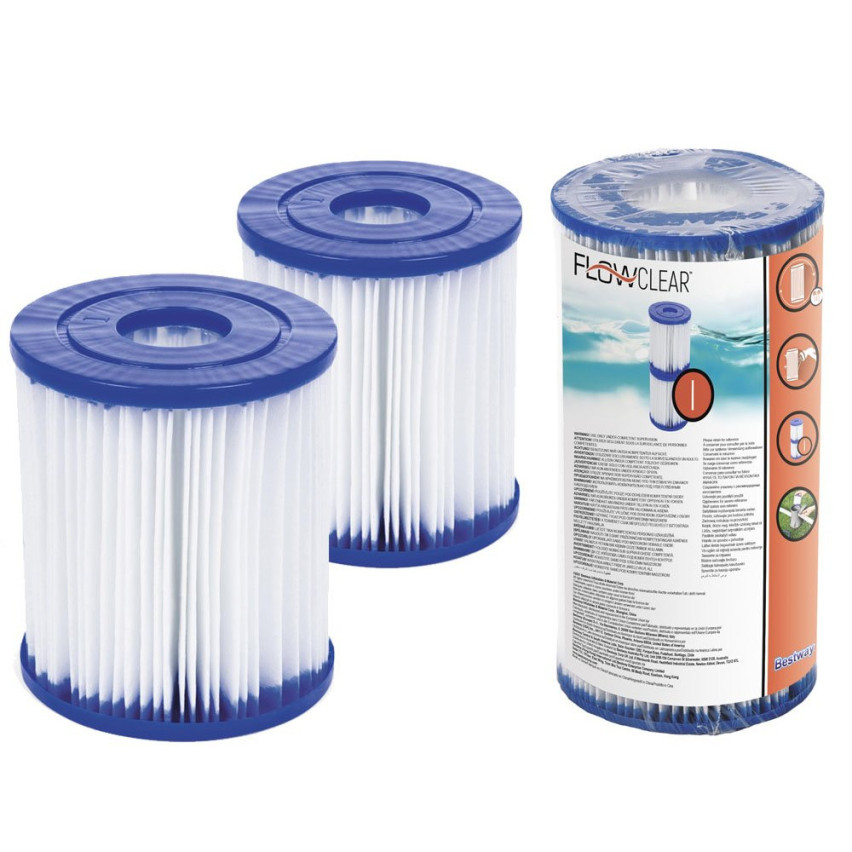 58093 Filtry 2x Filtr do Pompy Basen Typ I Bestway 58093