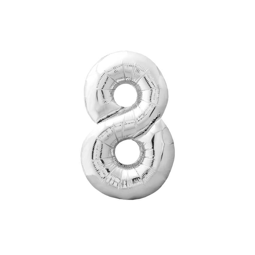 TG48096-8-S BALON CYFERKI 106CM