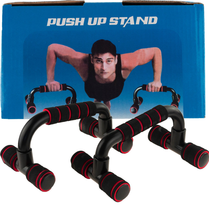 SP13 UCHWYTY DO POMPEK PODPÓRKI PUSH UP WZMOCNIONE 2SZT TRENING W DOMU STABILNE