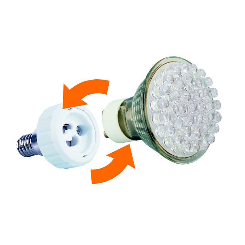 UU92 PRZEJŚCIÓWKA ADAPTER OPRAWA ŻARÓWKA E14 na GU10