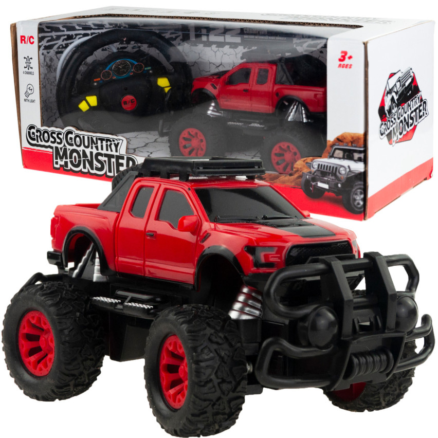 TG71063 SAMOCHÓD ZDALNIE STEROWANY TERENOWY RC AUTO NA PILOTA KIEROWNICA OFF ROAD