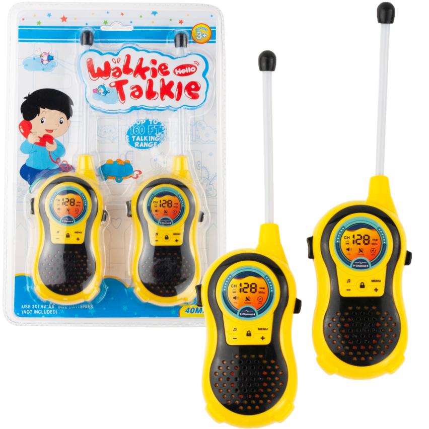 TG71168 WALKIE TALKIE KRÓTKOFALÓWKI ZESTAW 2SZT. DLA DZIECI ZASIĘG 50M ZACZEP