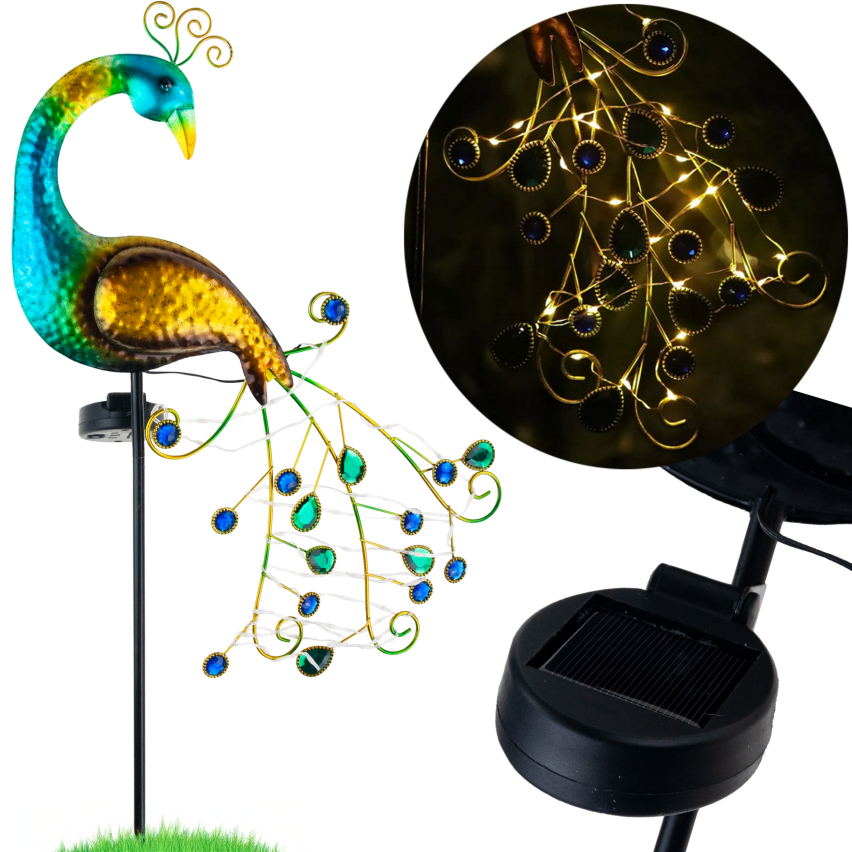 TG77661 LAMPA PAW SOLARNY ŚWIECĄCĄ LED OZDOBA SOLARNA SOLAR OGRÓD LAMPKA WBIJANA