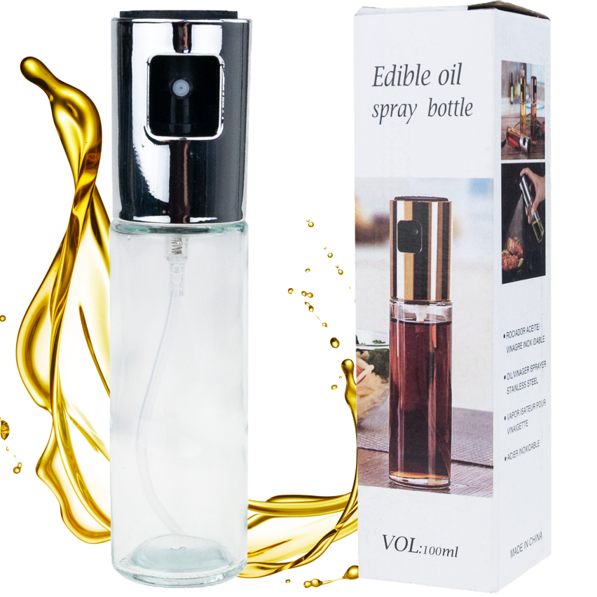 TG77666 SPRYSKIWACZ DOZOWNIK SZKLANY DO OLEJU OLIWY OCTU W SPRAYU ROZPYLACZ 100 ML