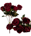 CV23816-6 BUKIET 7 RÓŻ CZERWONYCH RÓŻA GĘSTY JAK ŻYWY