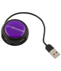 ES272F USB 2.0 HUB 4 PORTY YOYO FIOLETOWY