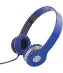 EH145B SŁUCHAWKI AUDIO jack TECHNO NIEBIESKIE