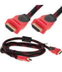 TG66916 KABEL PRZEWÓD HDMI - HDMI 5m 3D 4K FULL HD OPLOT