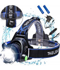 XA121 LATARKA CZOŁOWA LED ZOOM CREE XML T6 CZOŁÓWKA MOC akumulator + ładowarka