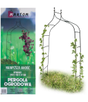 PERG-N6078 PERGOLA OGRODOWA ŁUK METALOWA ŁUKOWA NA RÓŻE KWIATY PNĄCZA 240cm
