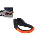 SS31 OPASKA LEDOWA DLA BIEGACZA NA BUTY CZARNA ŚWIATŁO