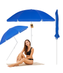 GAO8364 PARASOL PLAŻOWY OGRODOWY ŁAMANY Z FILTREM UPF 30+ 155CM
