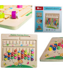 TG67010 SORTER DREWNIANY UKŁADANKA NAUKA DOPASUJ MONTESSORI ZABAWA LOGICZNA