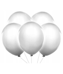 TG41913-1B BALONY ŚWIECĄCE LED PODŚWIETLANE 5SZT BIAŁE ŚLUB