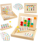TG67008 SORTER DREWNIANY NAUKA KOLORÓW KSZTAŁTÓW DOPASUJ