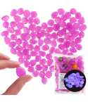 TG67713-7 Kamyki świecące, kamienie fluorescencyjne, 100 sztuk ozdobne