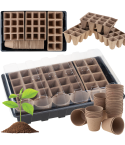 TG77613 Zestaw do rozsad, miniszklarnia do sadzonek, doniczki torfowe