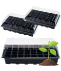 TG77630 Mini szklarnia, szklarenka do rozsad wysiewu, 3 tacki po 48 komór z pokrywką