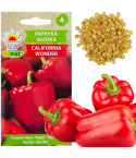 W1135 PAPRYKA NASIONA PAPRYKI CALIFORNIA WONDER CZERWONA SŁODKA  SAŁATKOWA 0,5G